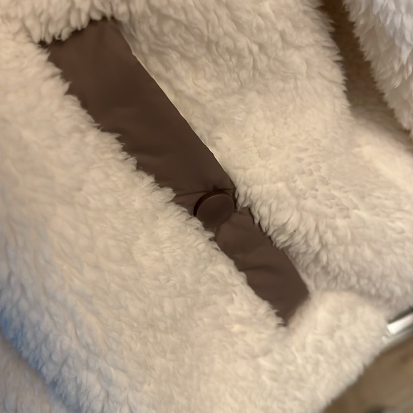 Free Country, XL white/cream fleece zip up - Picture 2 of 9